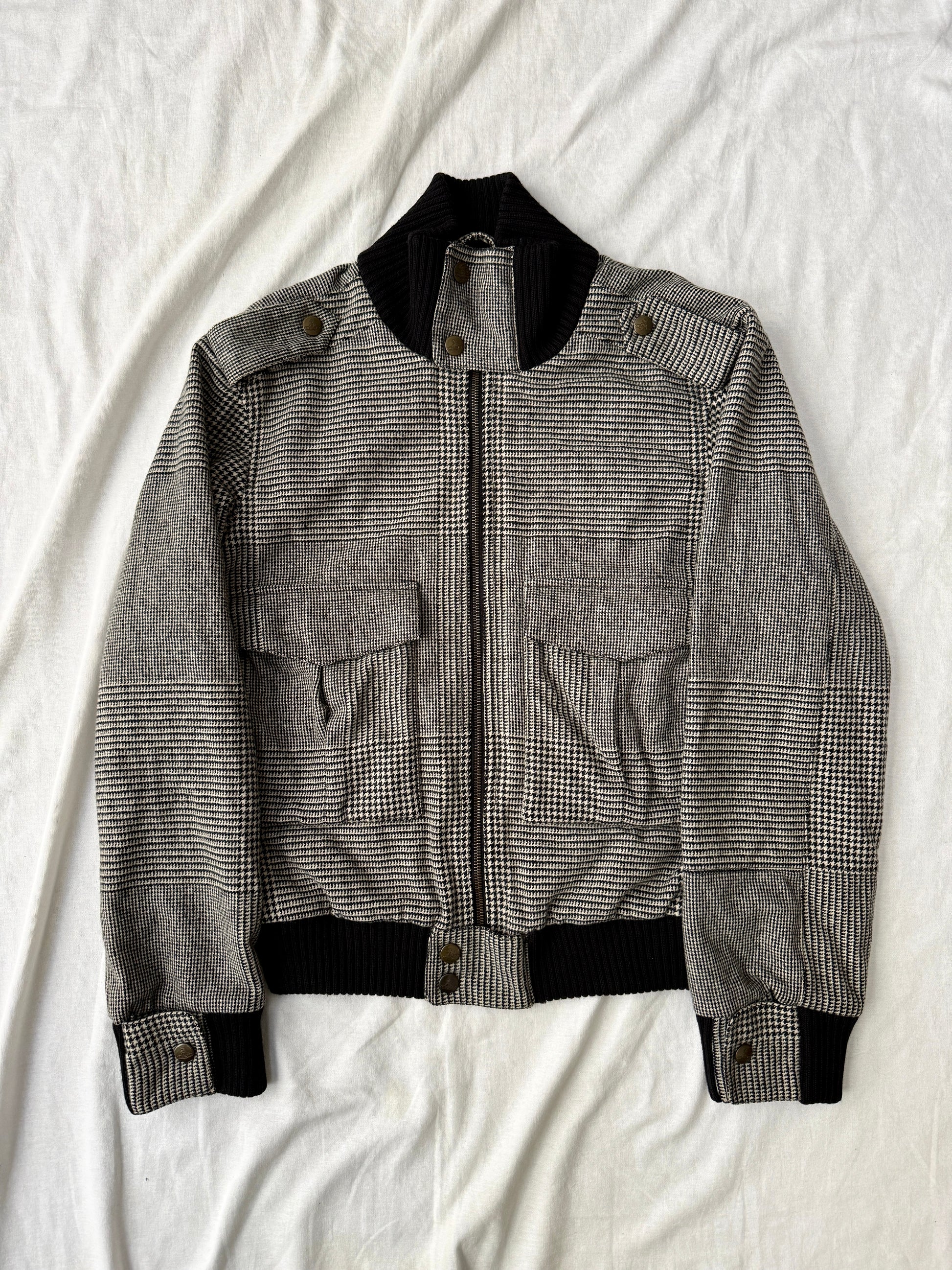 Vivienne Westwood MAN Houndstooth Wool Military Blouson