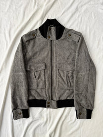 Vivienne Westwood MAN Houndstooth Wool Military Blouson