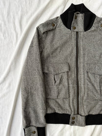 Vivienne Westwood MAN Houndstooth Wool Military Blouson