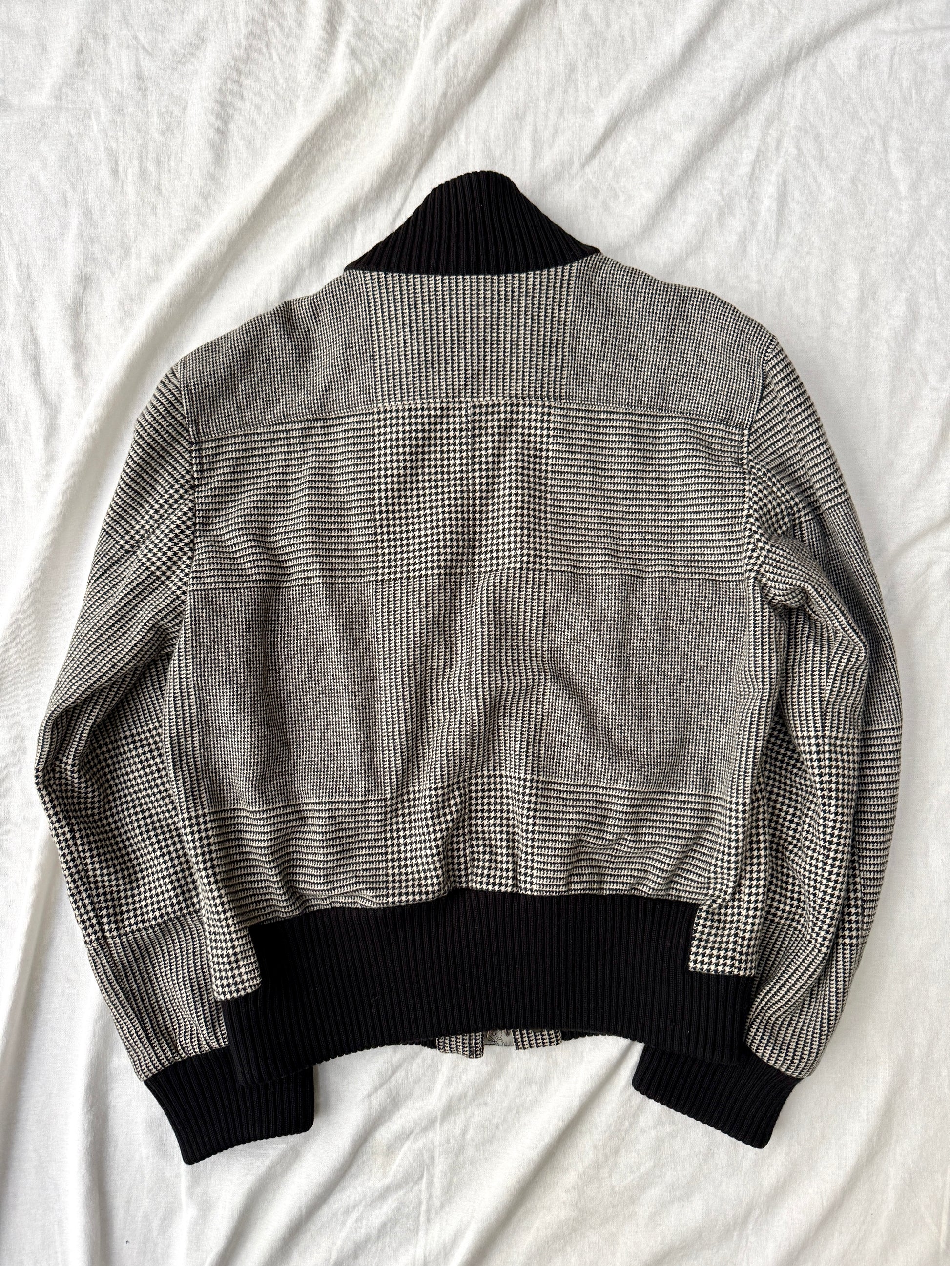 Vivienne Westwood MAN Houndstooth Wool Military Blouson