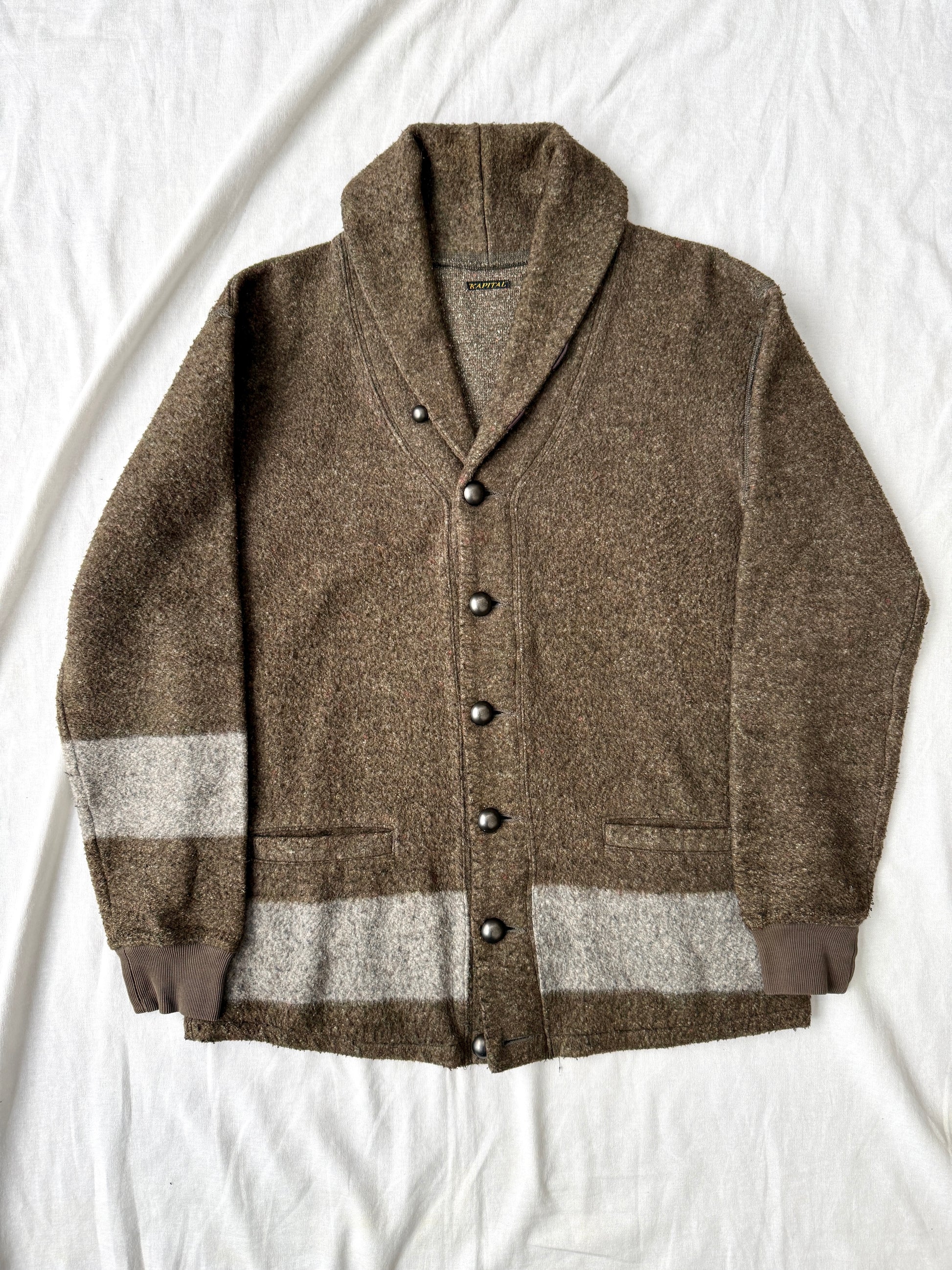 Kapital Shawl Nautical Cardigan