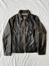 Armani Single Rider Leather Jacket
