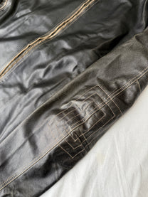 Armani Single Rider Leather Jacket