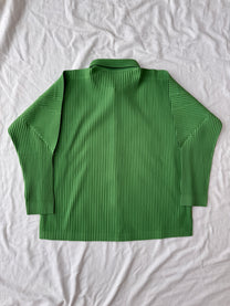 Homme Plisse Issey Miyake Buttoned Down Shirt - Parakeet Green