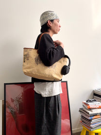 Kapital Duffle Naval Medium Tote Bag