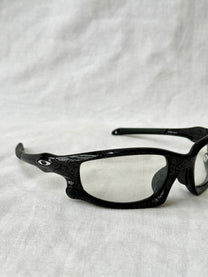Oakley Clear Lenses Split Jacket Ghost Text