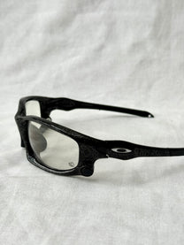 Oakley Clear Lenses Split Jacket Ghost Text