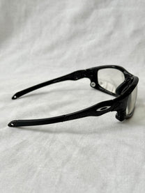 Oakley Clear Lenses Split Jacket Ghost Text