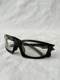 Oakley Clear Lenses Split Jacket Ghost Text