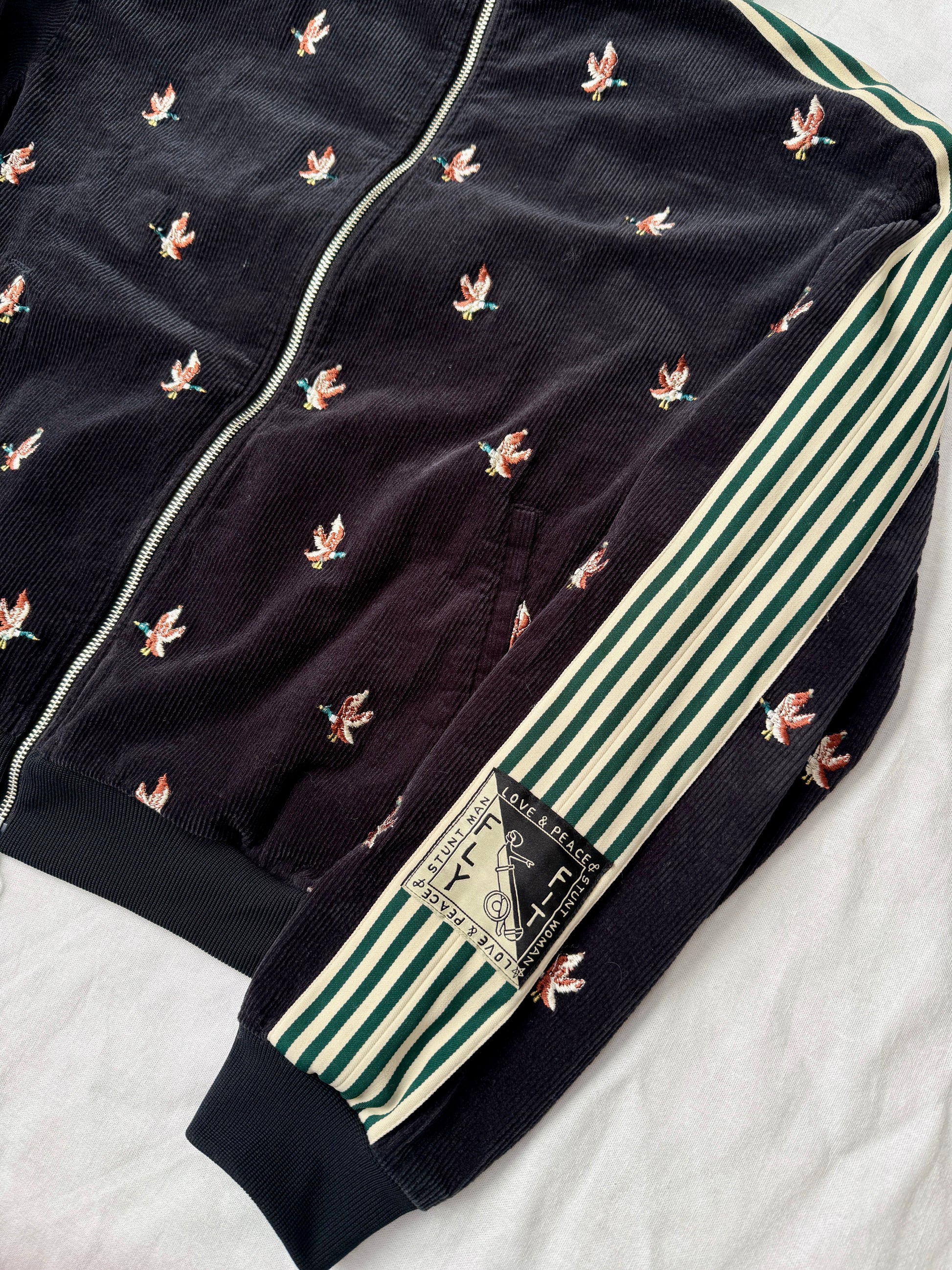 Kapital Embroidered Duck Stuntman Jacket - Navy