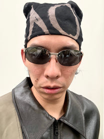 Prada Round Rimless Sunglasses