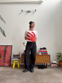 Comme des Garcons Homme Red Hand Ringer T-shirt