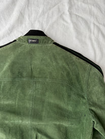 Emporio Armani Suede Leather Racing Jacket