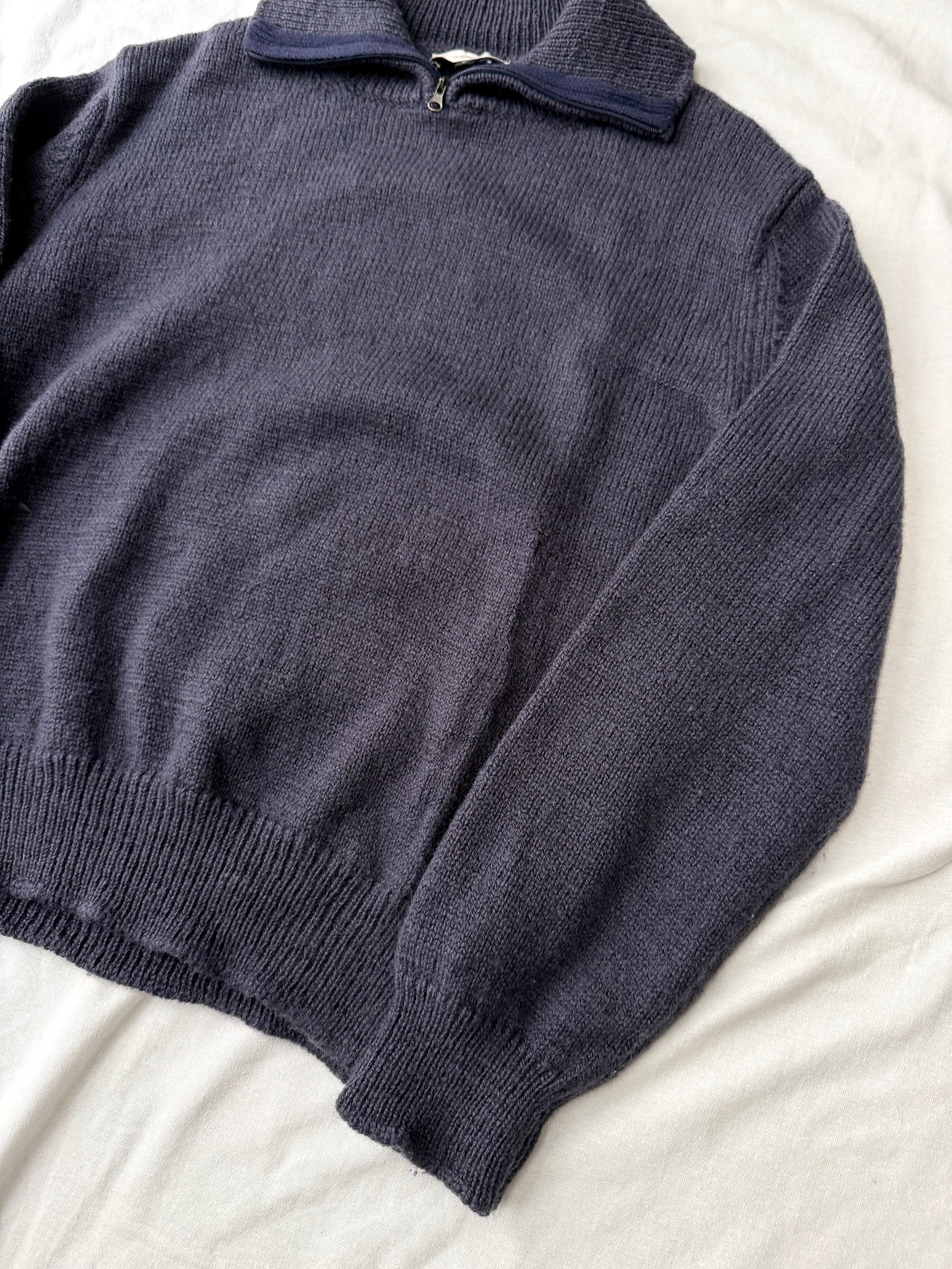 AMOMENTO Zipped Driver's Knit