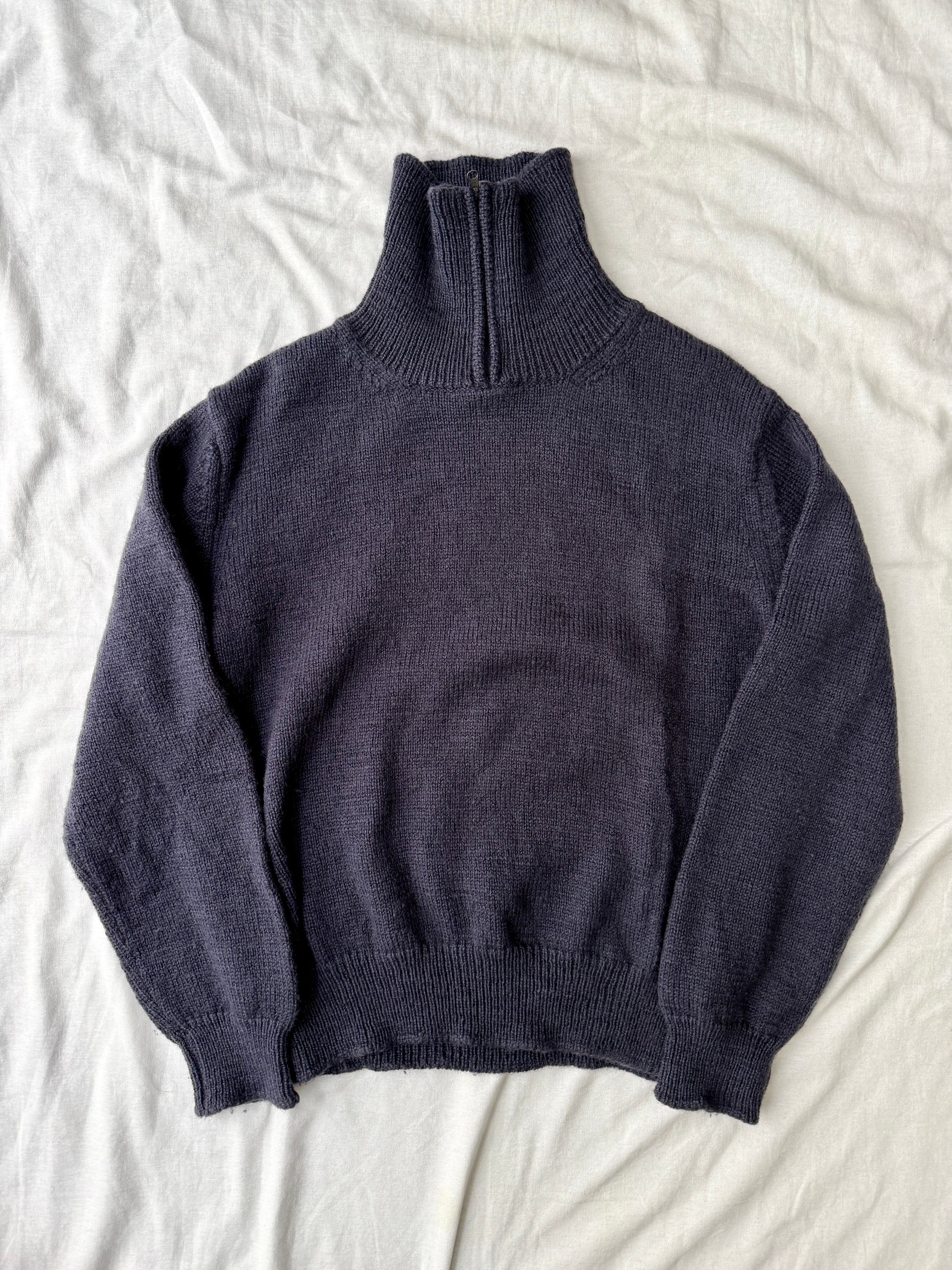 AMOMENTO Zipped Driver's Knit