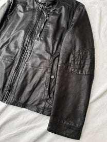 Hugo Boss Lamb's Leather Motorcycle Jacket