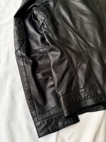 Hugo Boss Lamb's Leather Motorcycle Jacket
