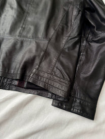 Hugo Boss Lamb's Leather Motorcycle Jacket