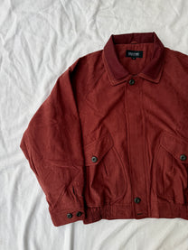 90s Deadstock Double Collar A-2 Bomber Jacket
