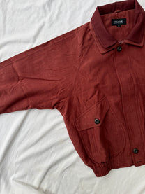 90s Deadstock Double Collar A-2 Bomber Jacket
