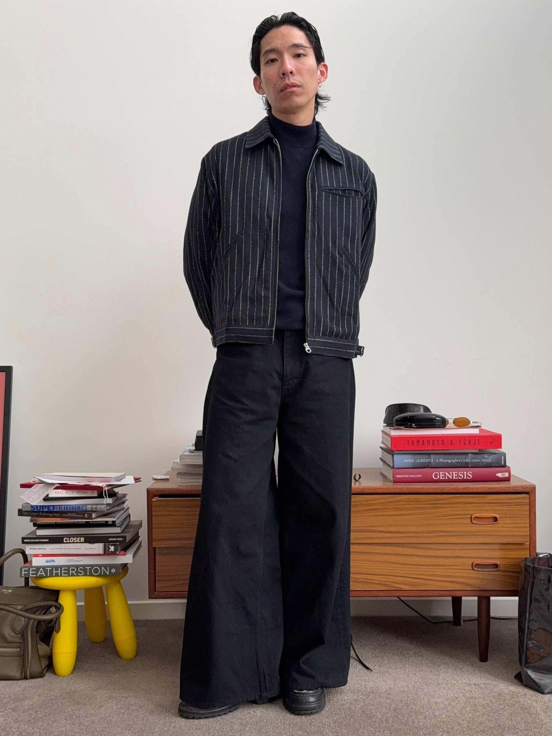 Journal Standard Pinstripe Blouson Jacket