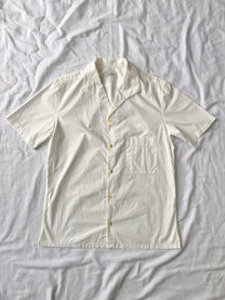 Lemaire Spread Collar Short Sleeved Shirt