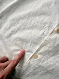 Lemaire Spread Collar Short Sleeved Shirt