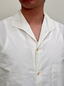Lemaire Spread Collar Short Sleeved Shirt