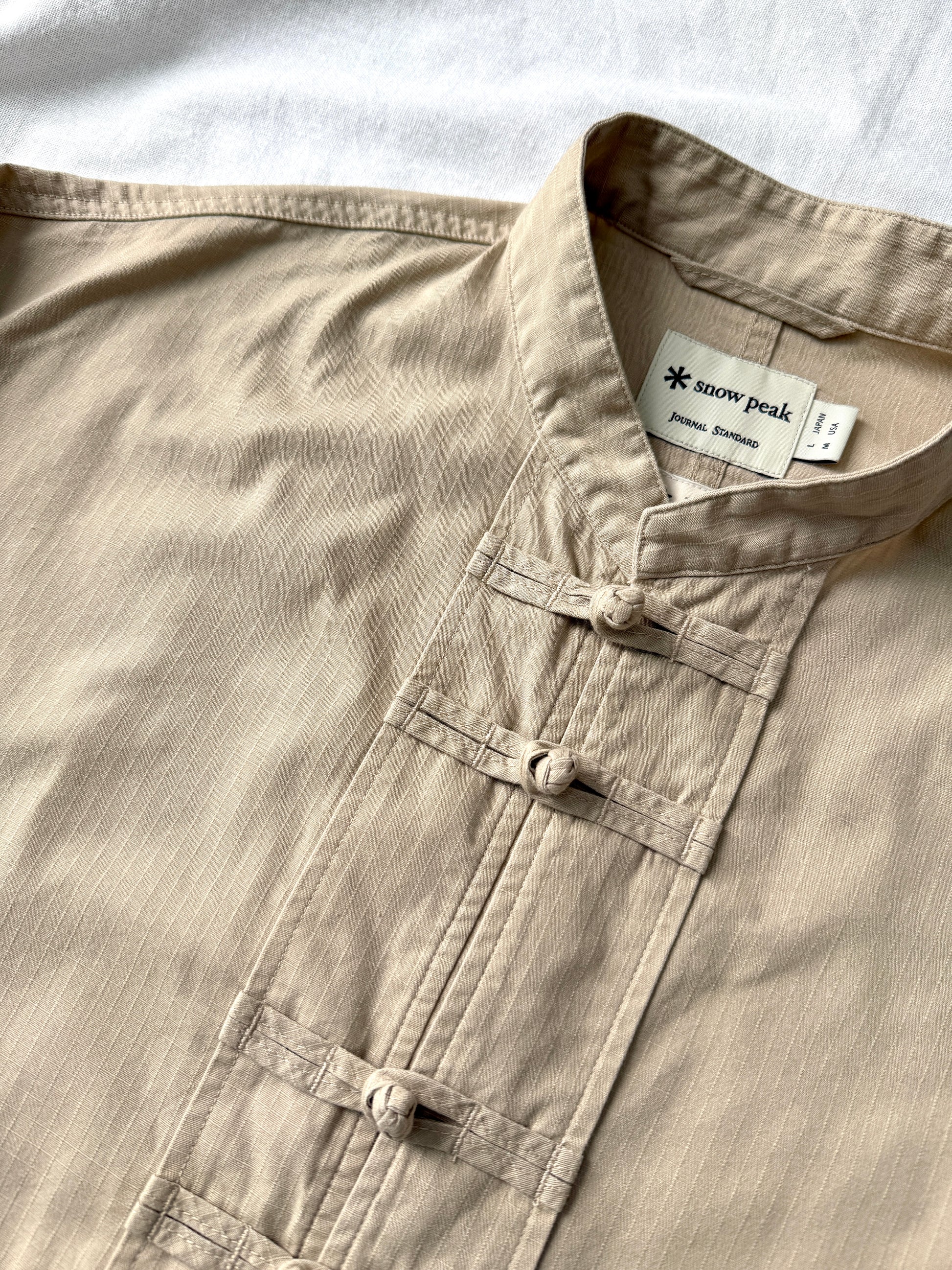Snow Peak x Journal Standard Takibi Ripstop Chinese Jacket