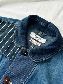 FDMTL Boro &amp; Sashiko Denim Chore Coat