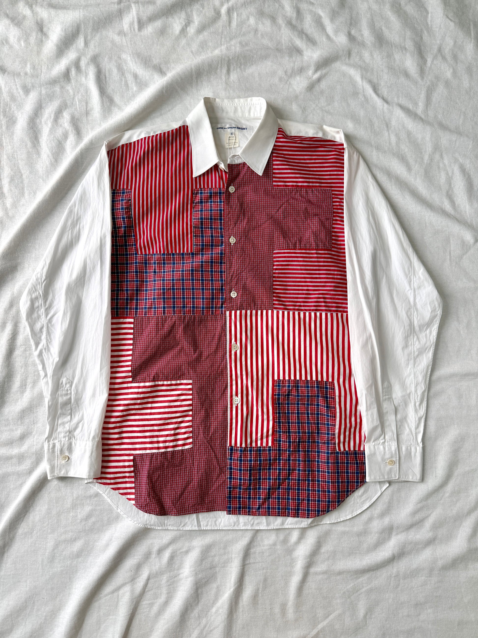 Comme des Garcons SHIRT Cut-and-sew Patchwork Shirt
