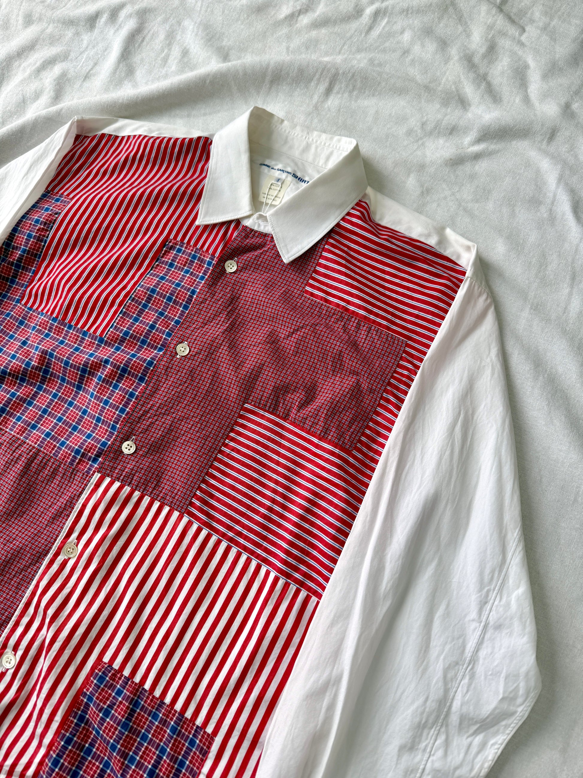 Comme des Garcons SHIRT Cut-and-sew Patchwork Shirt