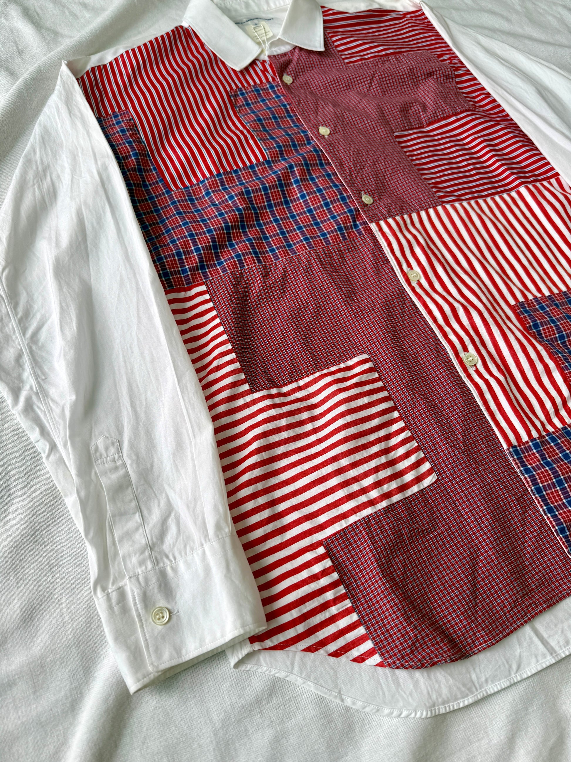 Comme des Garcons SHIRT Cut-and-sew Patchwork Shirt