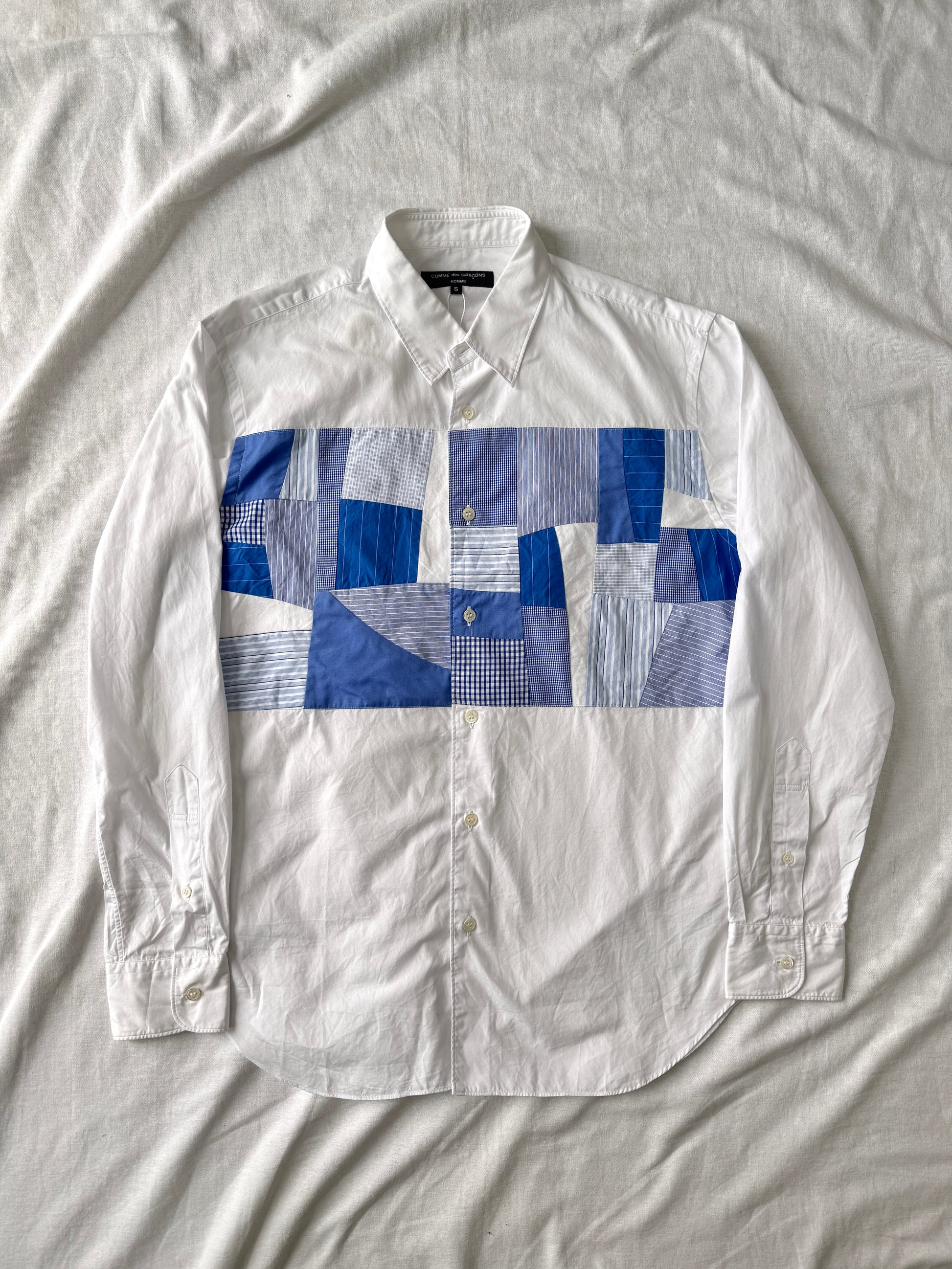 Comme des Garcons Homme Patchwork Cut-and-sew Shirt