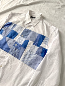 Comme des Garcons Homme Patchwork Cut-and-sew Shirt