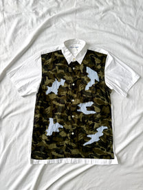 Comme des Garcons SHIRT Camo Patchwork Shirt