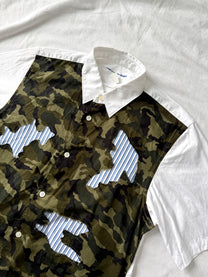Comme des Garcons SHIRT Camo Patchwork Shirt