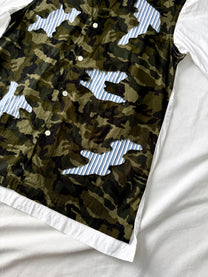 Comme des Garcons SHIRT Camo Patchwork Shirt
