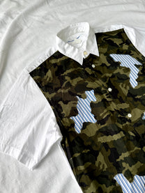 Comme des Garcons SHIRT Camo Patchwork Shirt