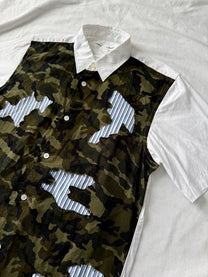 Comme des Garcons SHIRT Camo Patchwork Shirt