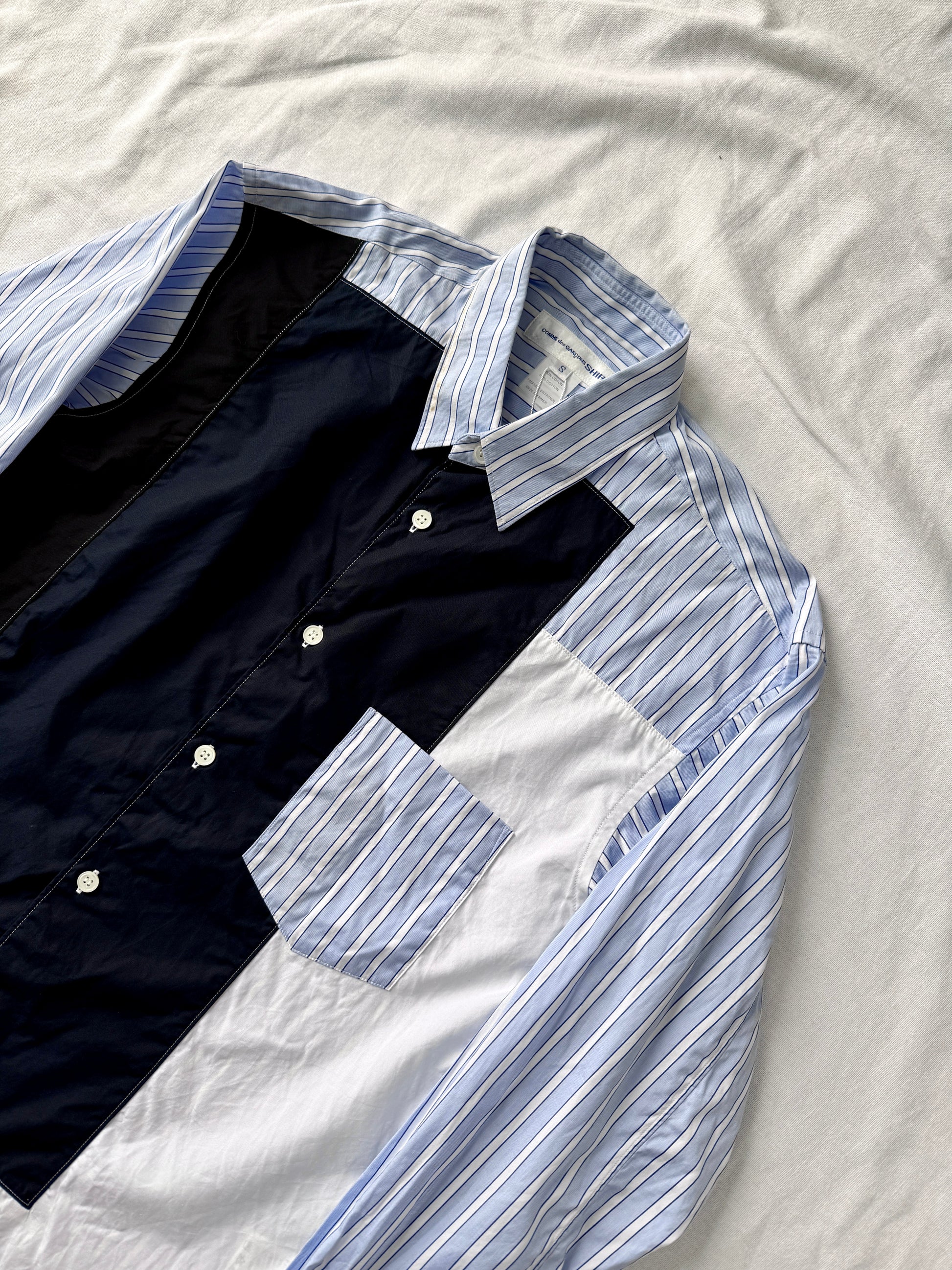 Comme des Garcons SHIRT Block Patchwork Shirt