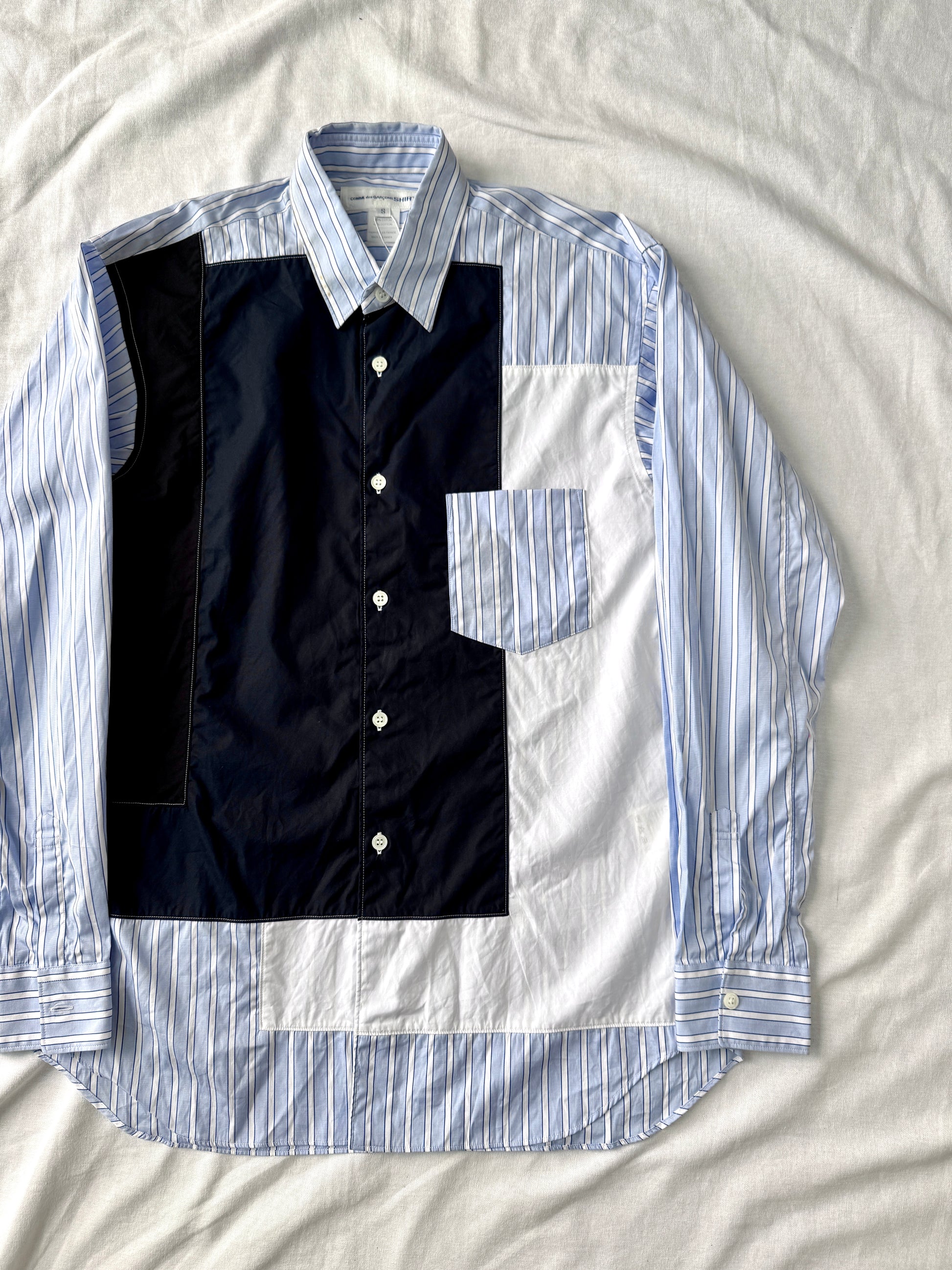 Comme des Garcons SHIRT Block Patchwork Shirt
