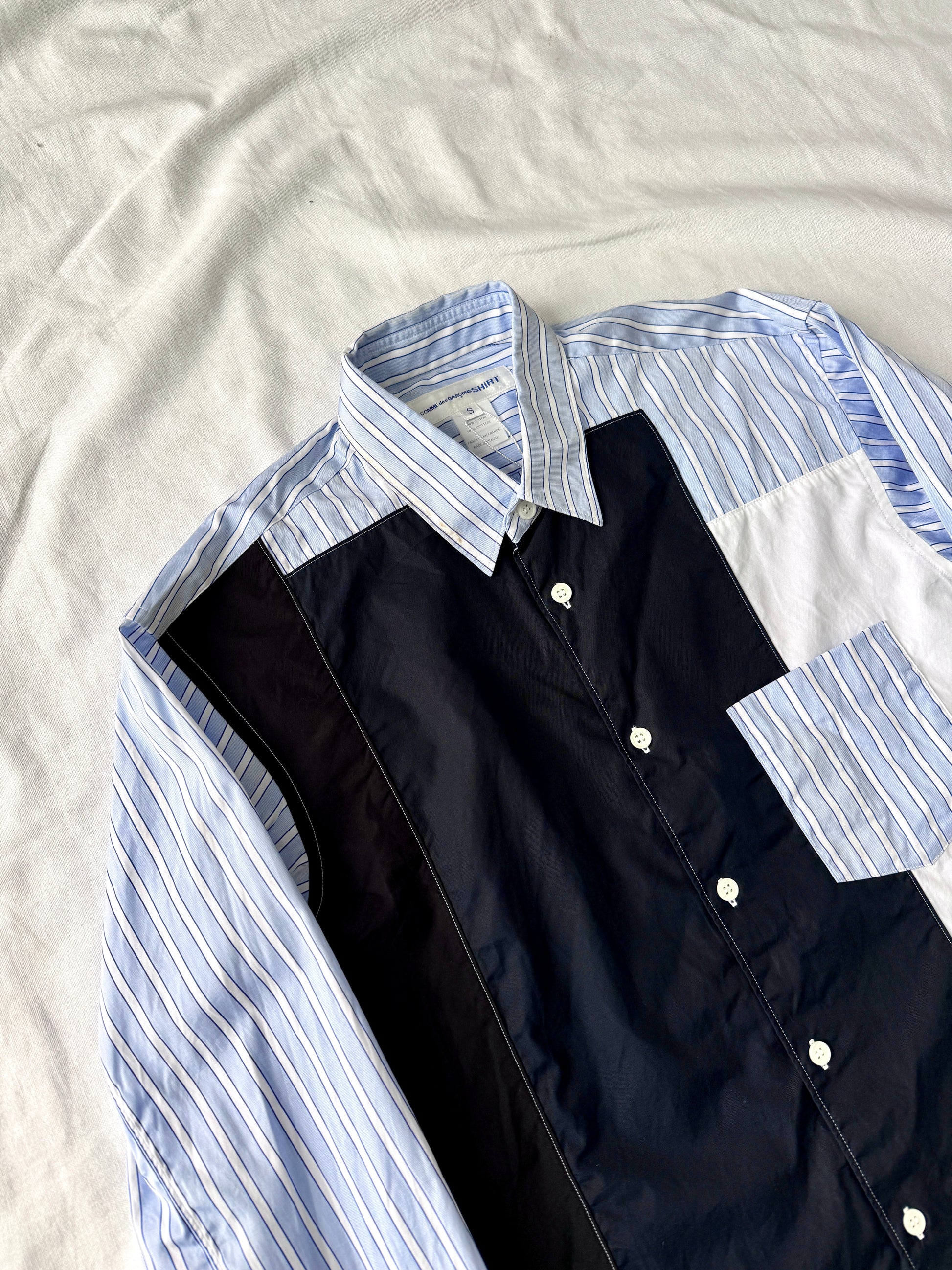 Comme des Garcons SHIRT Block Patchwork Shirt
