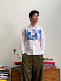 Comme des Garcons Homme Patchwork Cut-and-sew Shirt