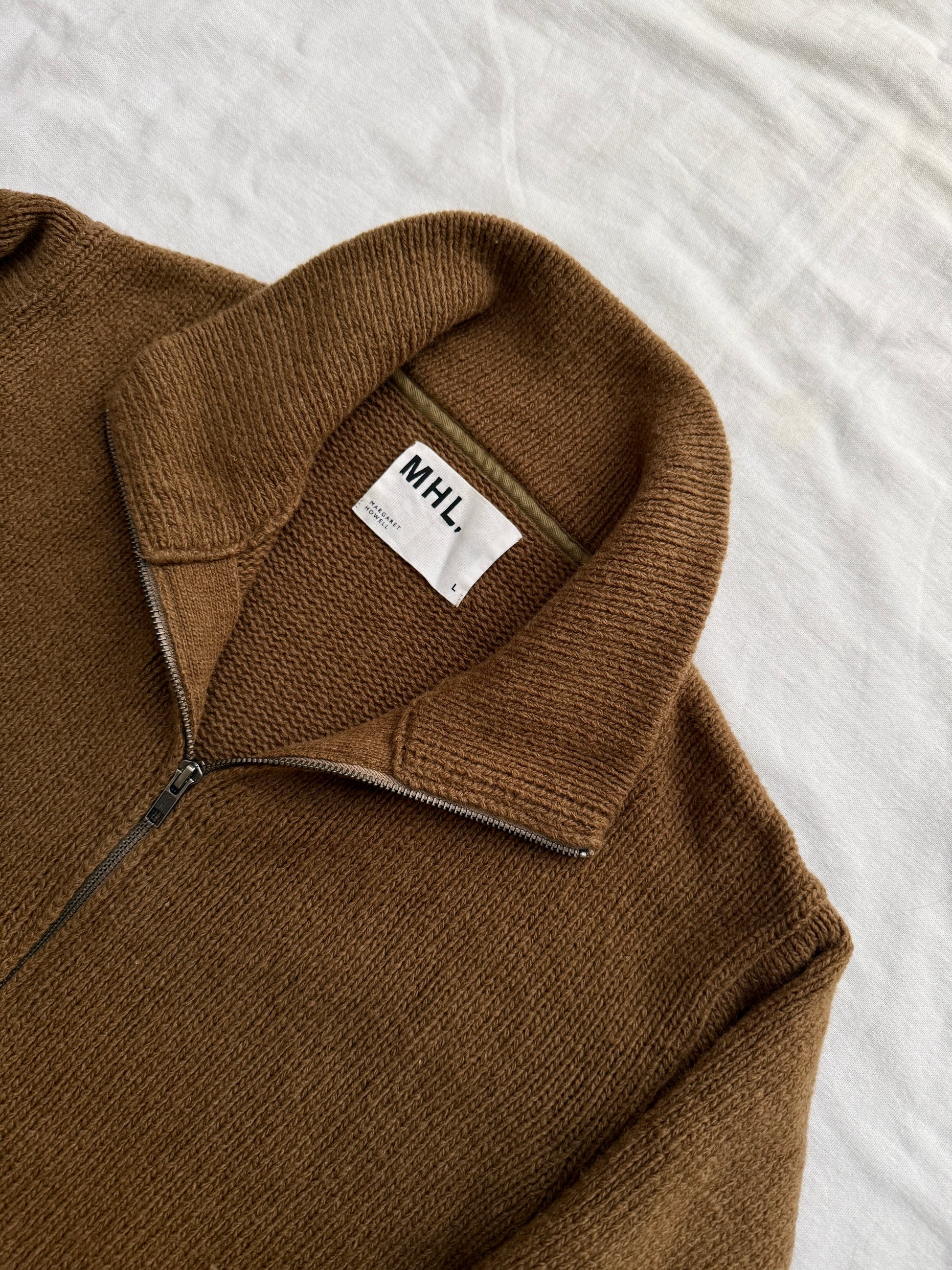 Margaret Howell MHL Zip-up Driver's Knit