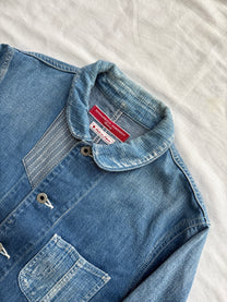 FDMTL Sashiko Faded Chore Coat