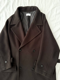 Ryo Takashima Double Breasted Wool Trench Coat