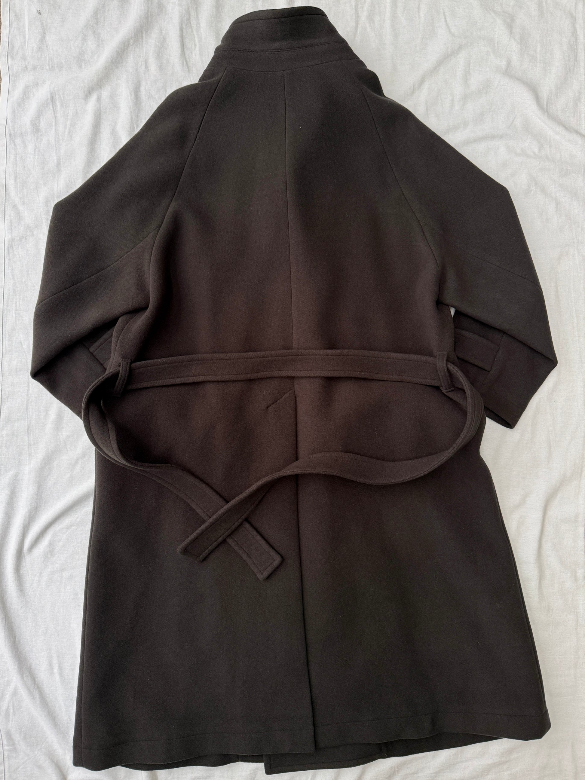 Ryo Takashima Double Breasted Wool Trench Coat