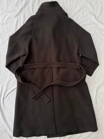 Ryo Takashima Double Breasted Wool Trench Coat