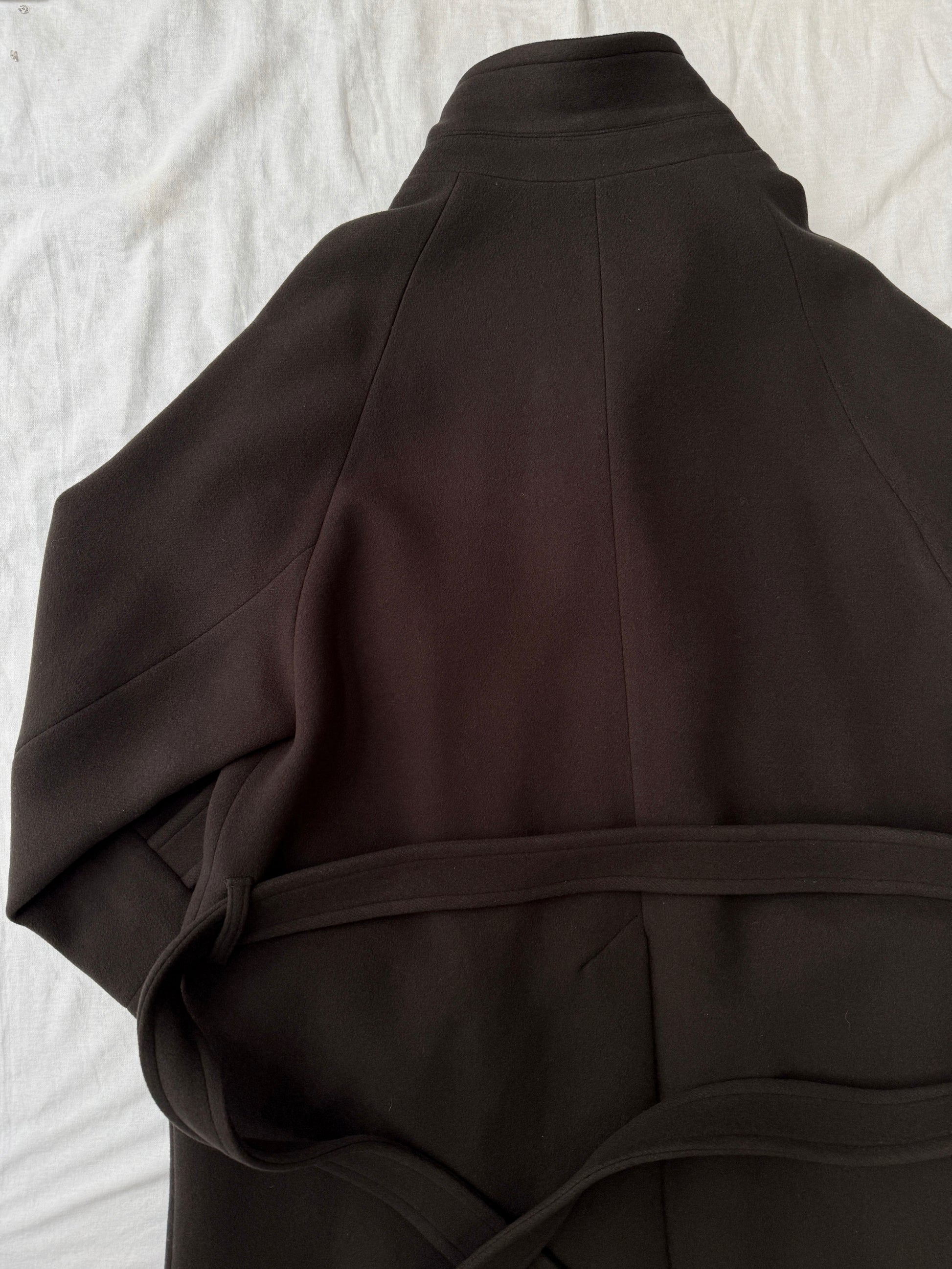 Ryo Takashima Double Breasted Wool Trench Coat